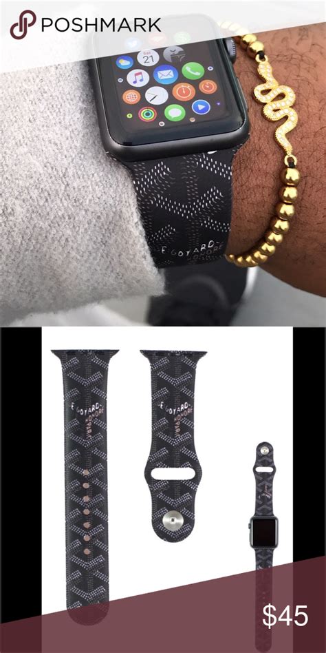 goyard apple watch band|designer silicone apple watch bands.